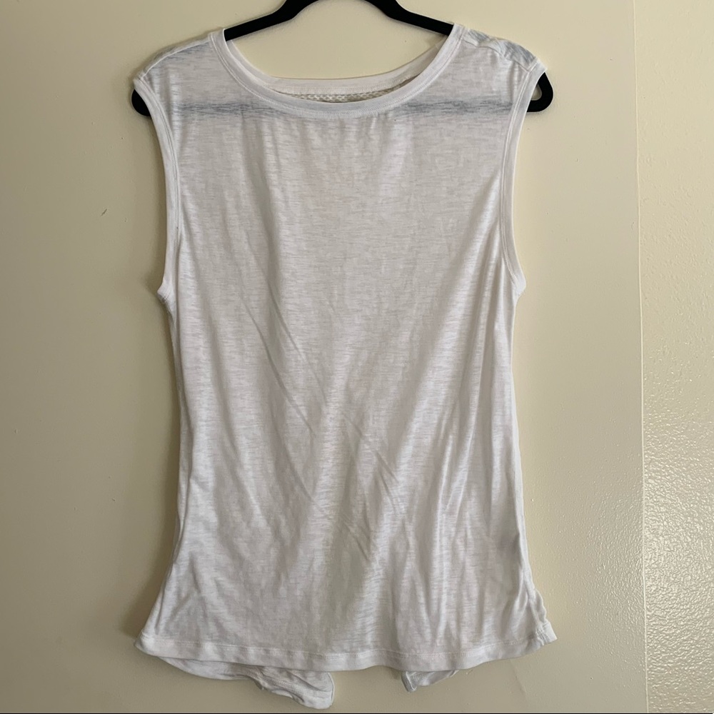 White Zella workout Tank Top
